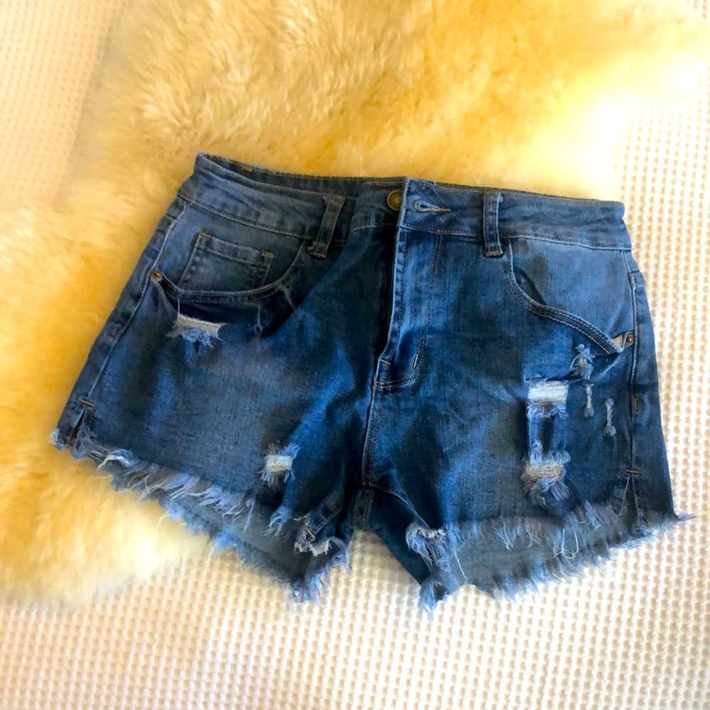 Classic cut-offs jean shorts small (size 4)